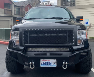 1 2013 F 150 Ford Rough Country Suspension Lift 25in Anthem Off Road Avenger Black