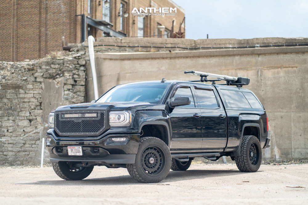 1 2017 Sierra 1500 Gmc Fabtech Suspension Lift 4in Anthem Off Road Viper Matte Black