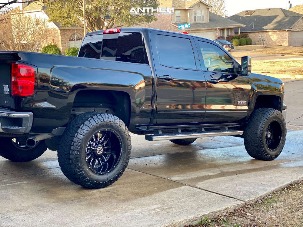 2015 Chevrolet Silverado 1500 Wheel Offset Aggressive > 1" Outside ...