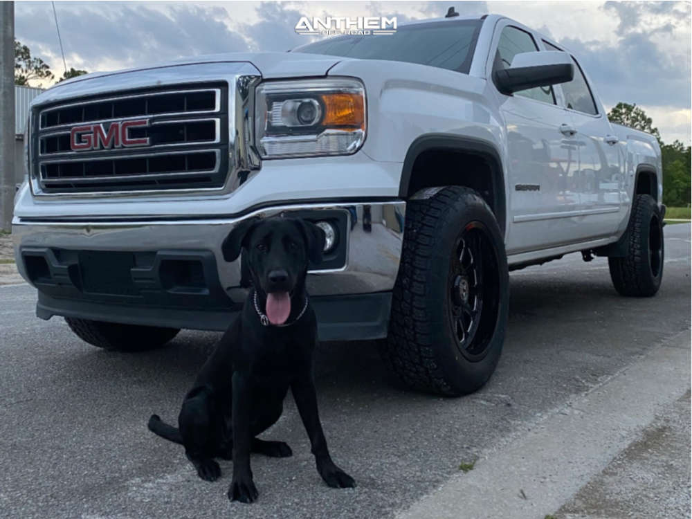 1 2014 Sierra 1500 Gmc Rough Country Leveling Kit Anthem Off Road Intimidator Machined Black