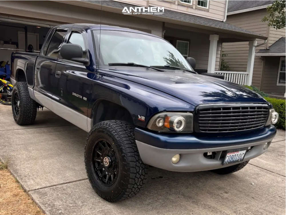 1 2000 Dakota Dodge Supreme S Leveling Kit Anthem Off Road Liberty Gloss Black