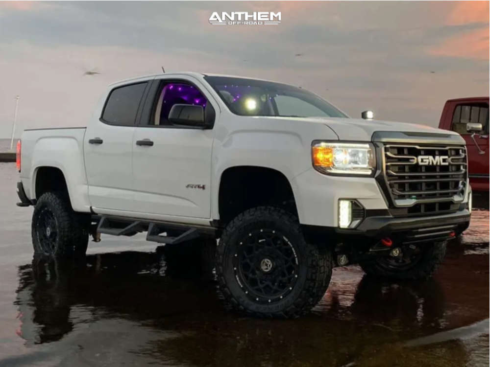 2022 GMC Canyon Wheel Offset Slightly Aggressive Suspension Lift 6