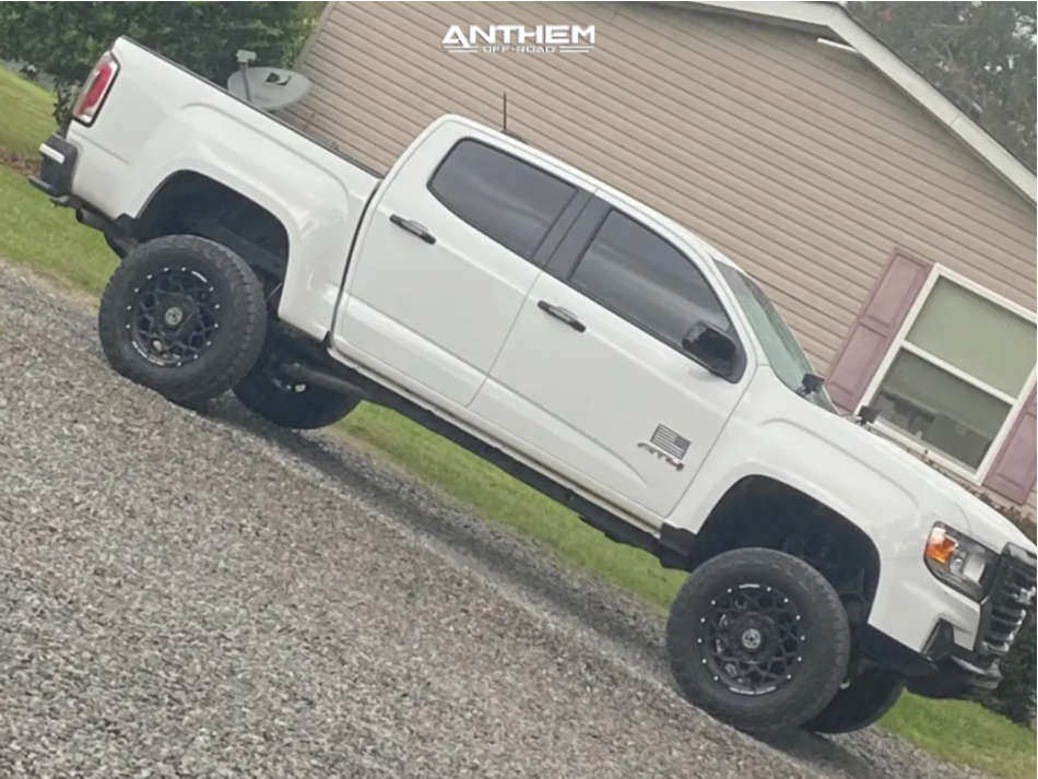 2022 GMC Canyon Wheel Offset Slightly Aggressive Suspension Lift 6
