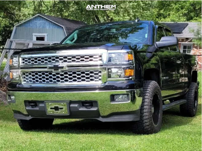 1 2015 Silverado 1500 Chevrolet Lt Motofab Leveling Kit Anthem Off Road Equalizer Black Milled