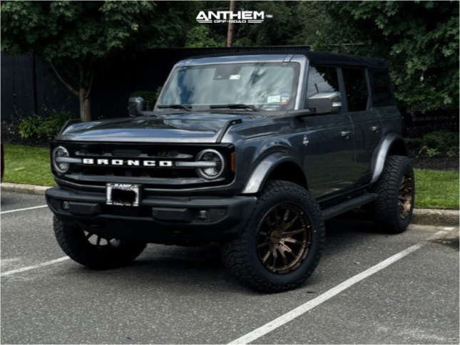 1 2022 Bronco Ford Outer Banks Readylift Leveling Kit Anthem Off Road Talon Bronze