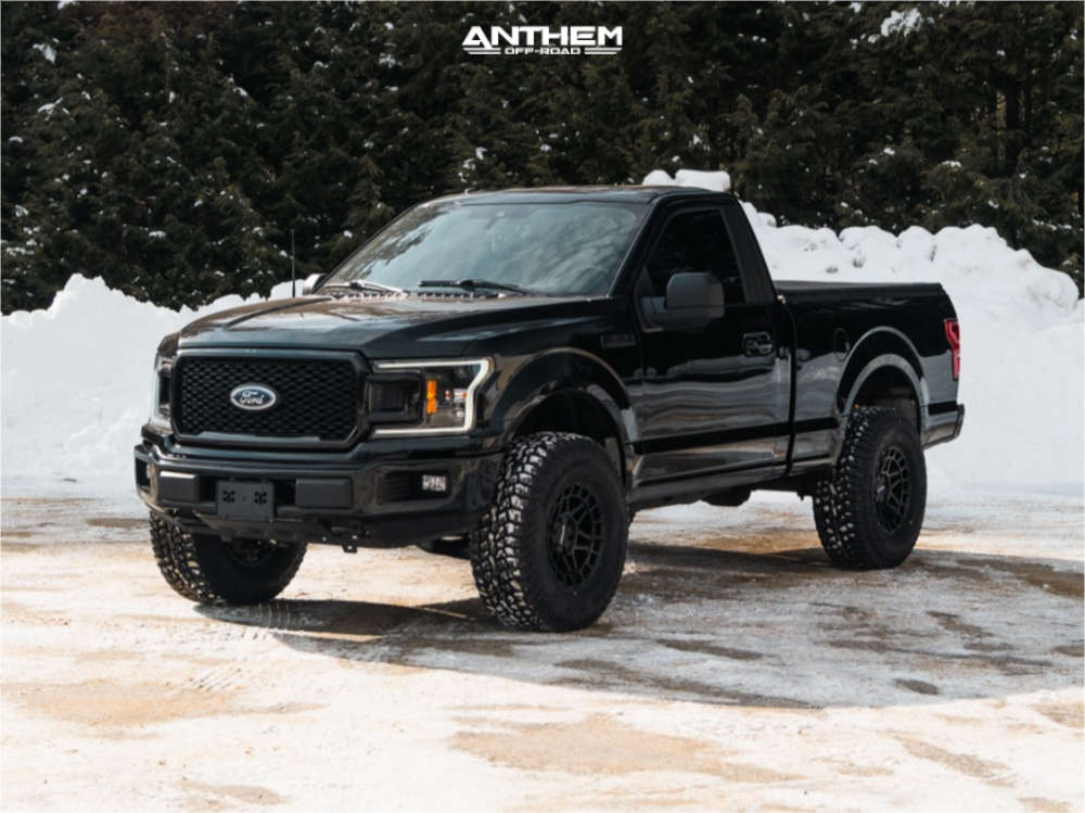 1 2019 F 150 Ford Xlt Unknown Suspension Lift 25in Anthem Off Road Valor Satin Black