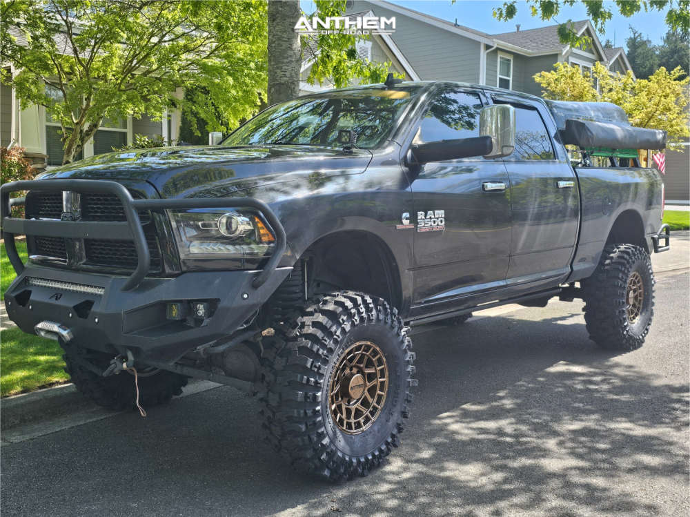 1 2016 3500 Ram Laramie Zone Suspension Lift 6in Anthem Off Road Valor Matte Bronze