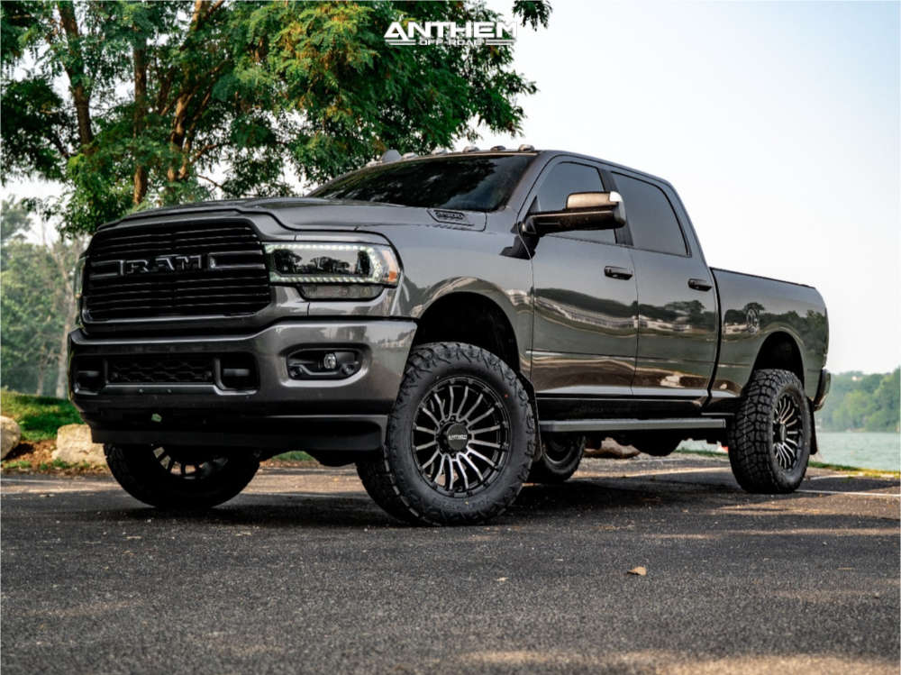 1 2019 2500 Ram Laramie Bds Suspension Lift 3in Anthem Off Road Raider Black Machined
