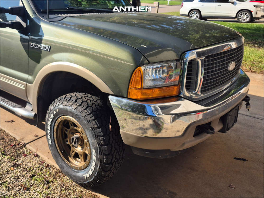2000 Ford Excursion Wheel Offset Aggressive > 1