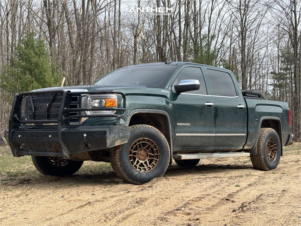 1 2015 Sierra 1500 Gmc Slt Bilstein Leveling Kit Anthem Off Road Valor Matte Bronze