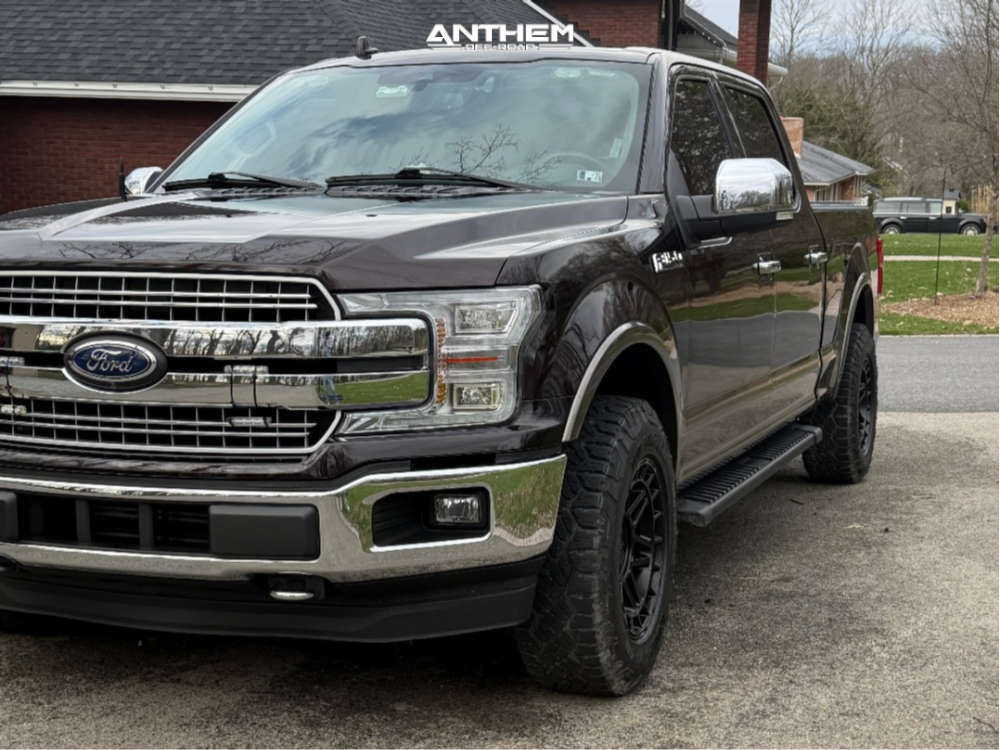 1 2018 F 150 Ford Lariat Stock Stock Anthem Off Road Valor Satin Black