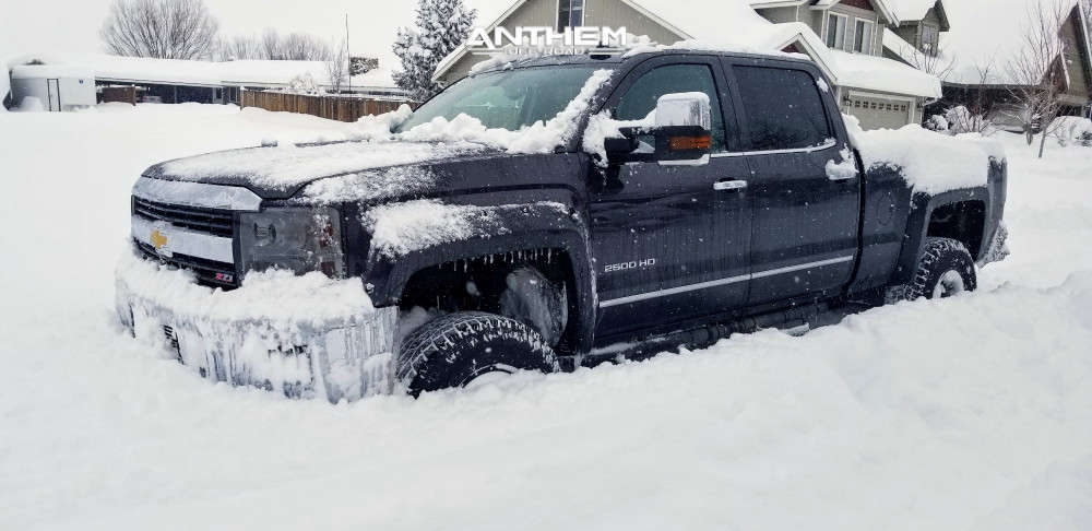 2016 Chevrolet Silverado 2500 HD Wheel Offset Aggressive > 1