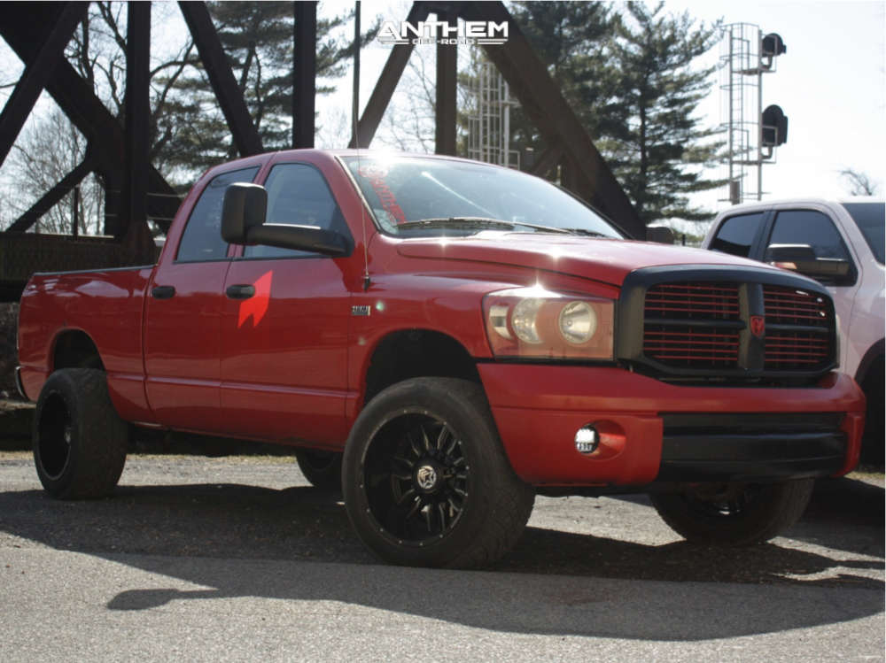 2006 Dodge Ram 1500 Wheel Offset Aggressive > 1" Outside Fender Leveling Kit 987740 Anthem